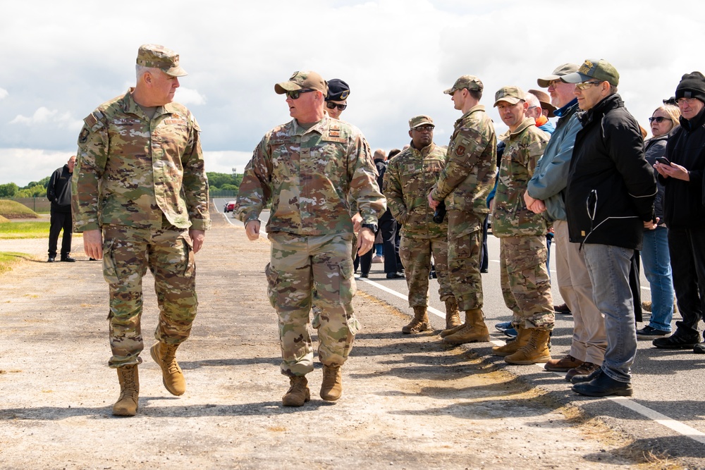 501st Combat Support Wing hosts AFIMSC command team