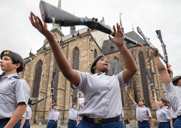 JROTC Drill Teams Remember WWII Liberators in Czechia