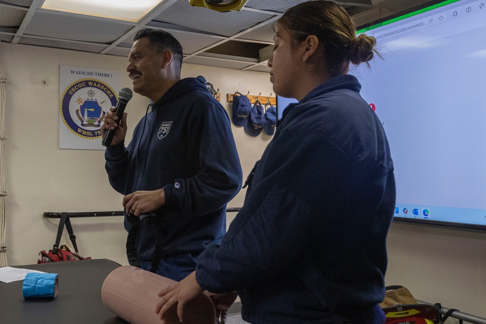 TCCC Course aboard USCGC Waesche