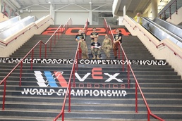 Ansbach MHS JROTC Robotics Team Compete at World Robotics Championship Competition