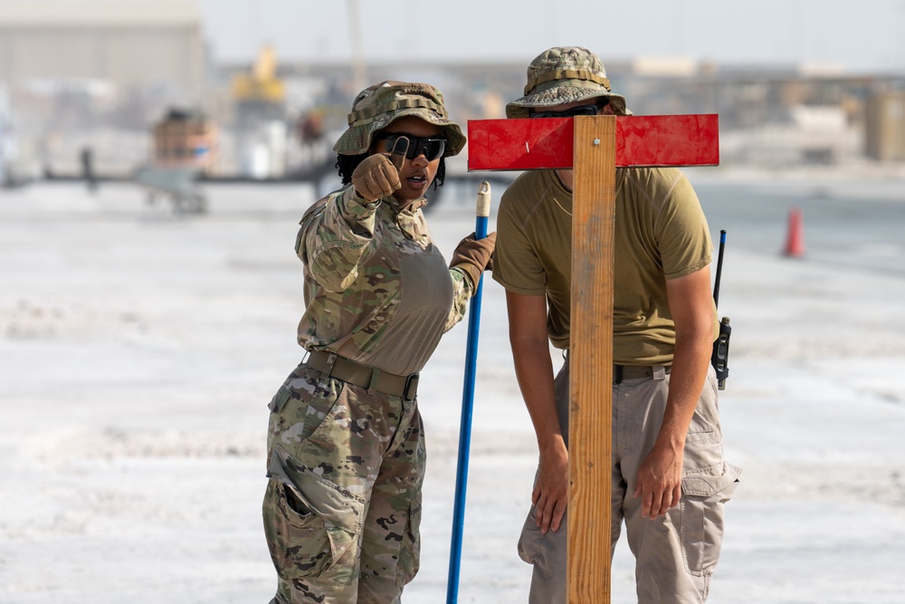 DVIDS - News - 379th ECES exhibits Rapid Airfield Damage Repair skills ...