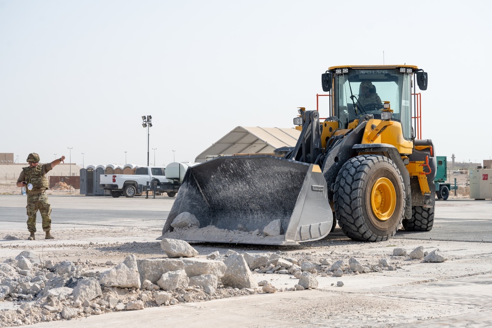 DVIDS - Images - 379th ECES exhibits Rapid Airfield Damage Repair ...