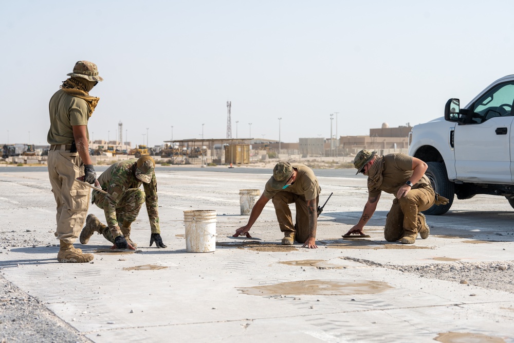 DVIDS - Images - 379th ECES exhibits Rapid Airfield Damage Repair ...