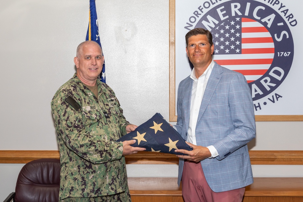 Norfolk Naval Shipyard Honors U.S. Flag and Veterans with Annual Flag Collection