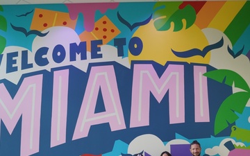 Miami Army Garrison Unveils Innovative Welcome Mural in its Fitness Facility