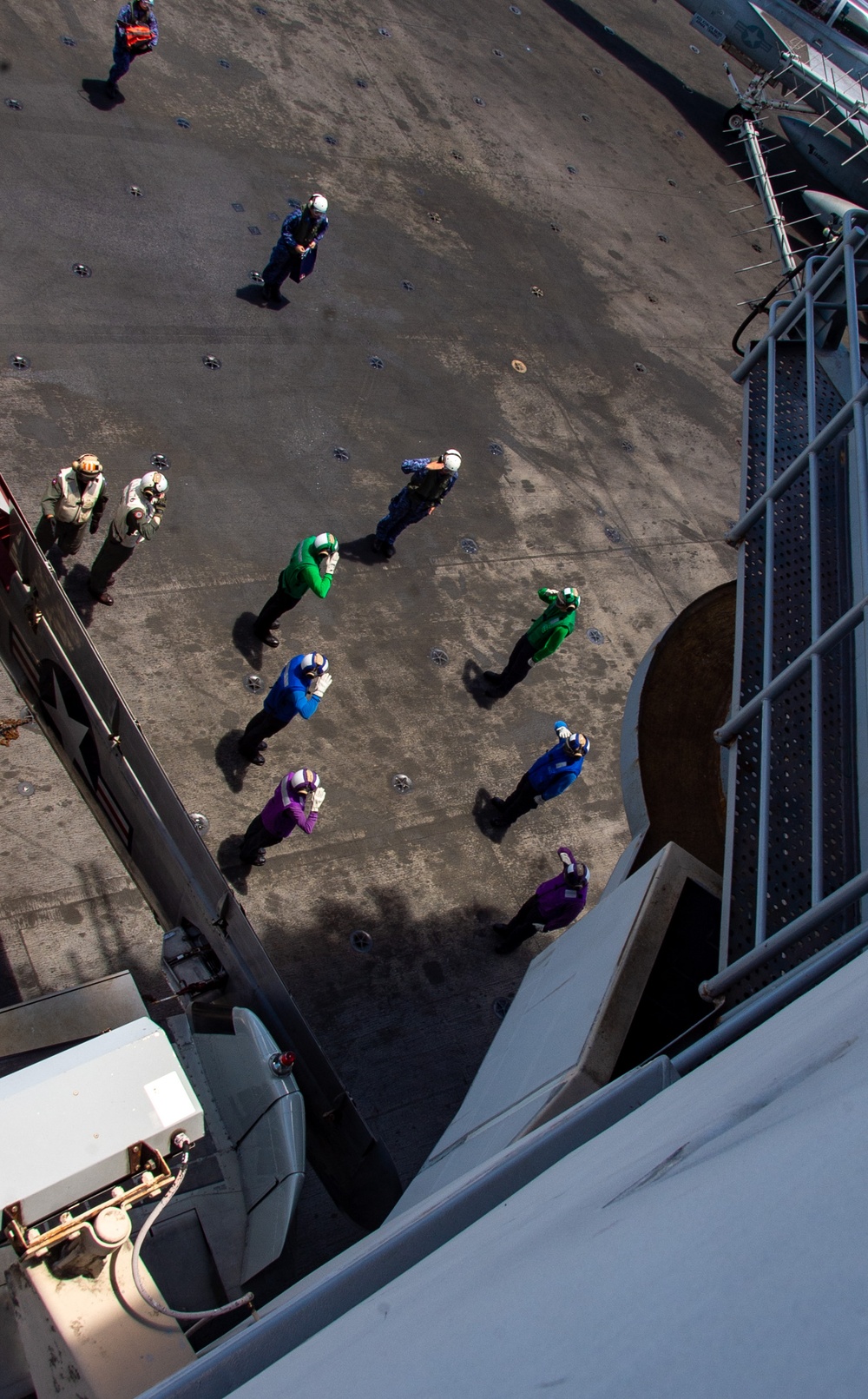 USS Ronald Reagan (CVN 76) hosts tour for Rear Adm. Kazushi Yokota and leaders of Japan Maritime Self-Defense Force in support of Valiant Shield 2024