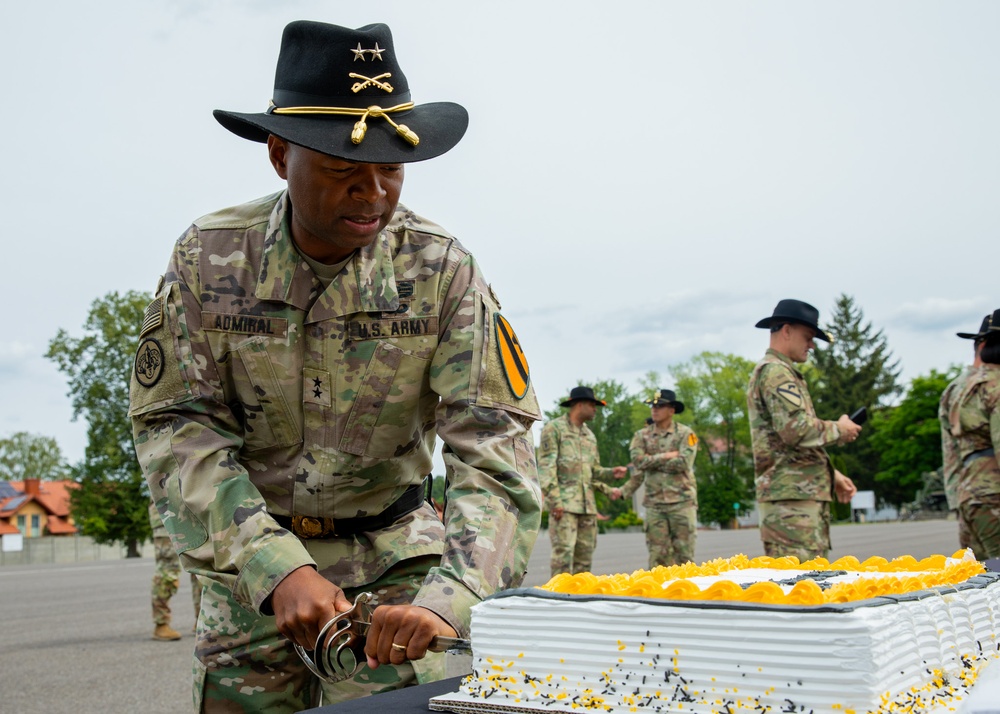 1st Cavalry Division Celebrates 249th Army Birthday in Boleslawiec, Poland