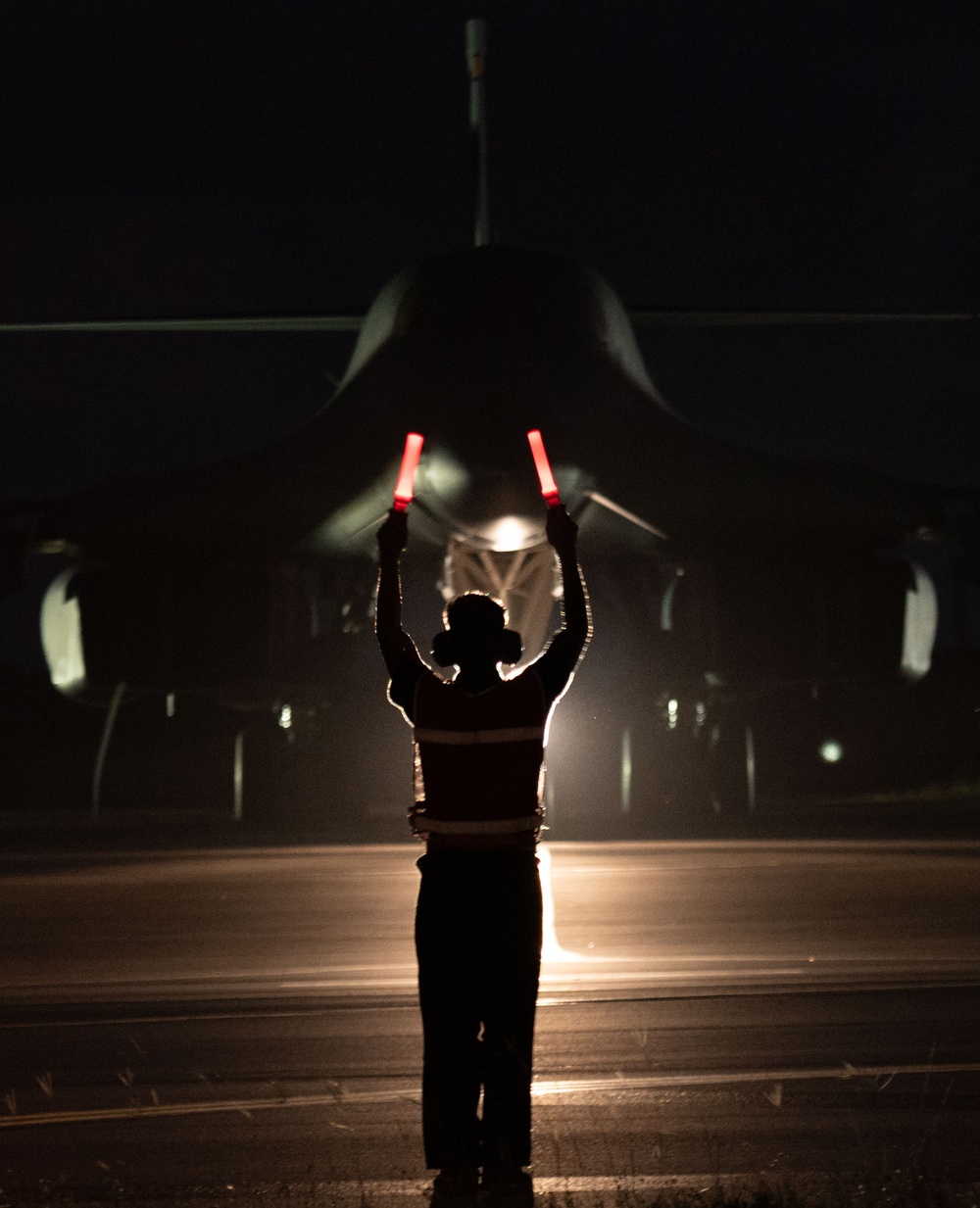 37th Expeditionary Bomb Squadron B-1B Lancers takeoff from Andersen AFB during BTF 24-6