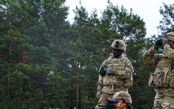 553rd DSSB Practices .50 Caliber Weapons Proficiency, Poland