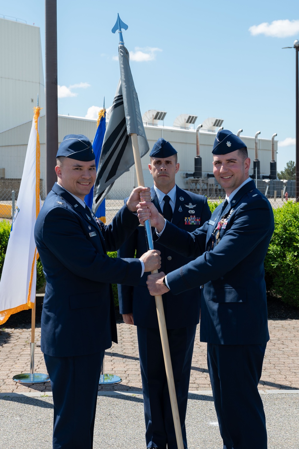 6th Space Warning Squadron conducts change of command ceremony