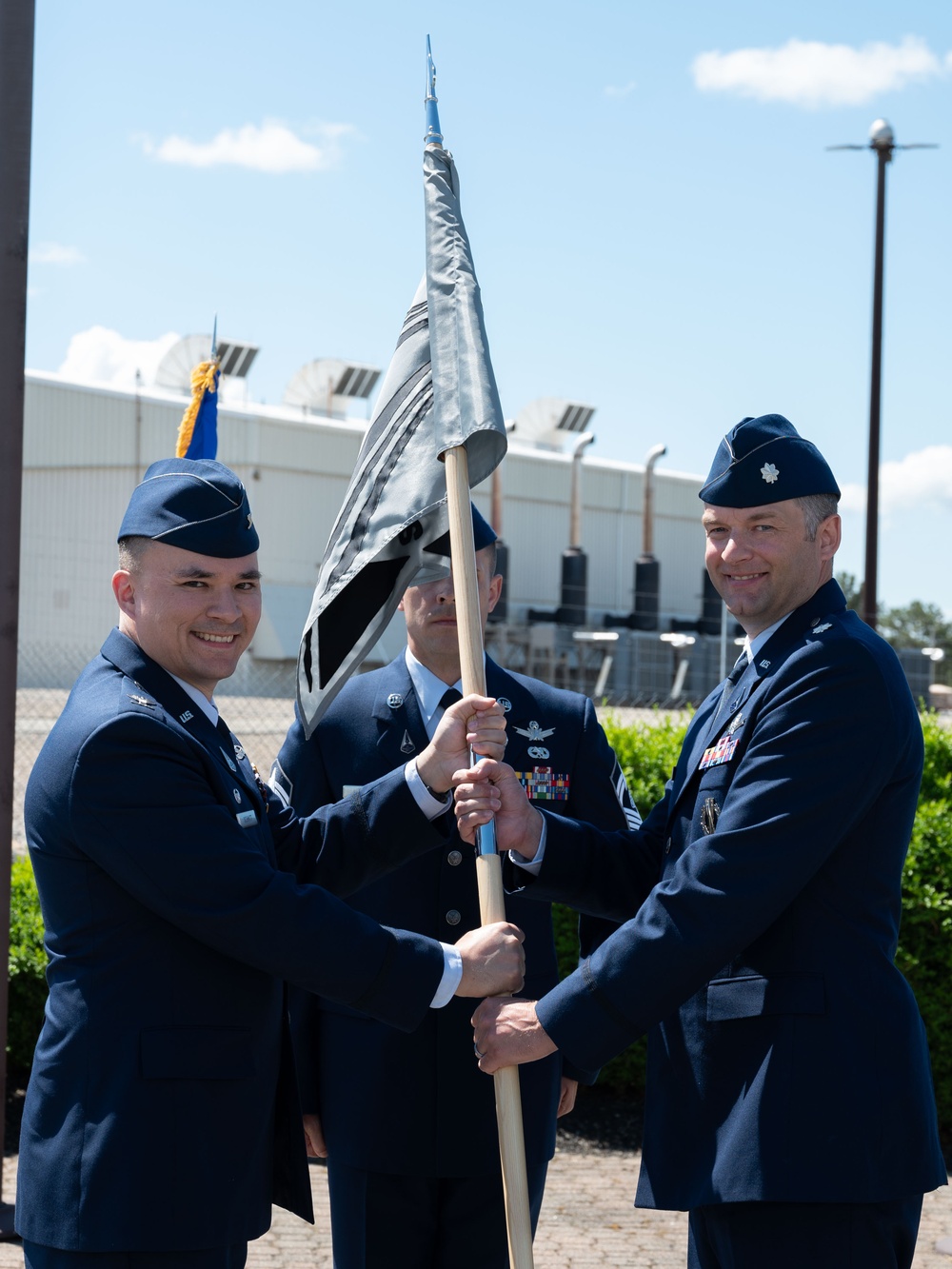 6th Space Warning Squadron conducts change of command ceremony