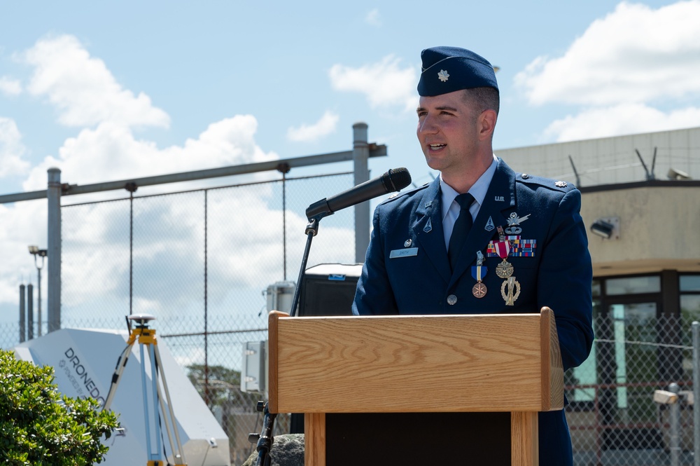 6th Space Warning Squadron conducts change of command ceremony