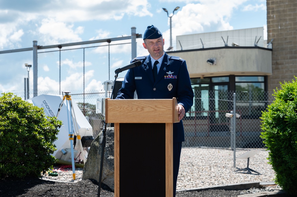 6th Space Warning Squadron conducts change of command ceremony