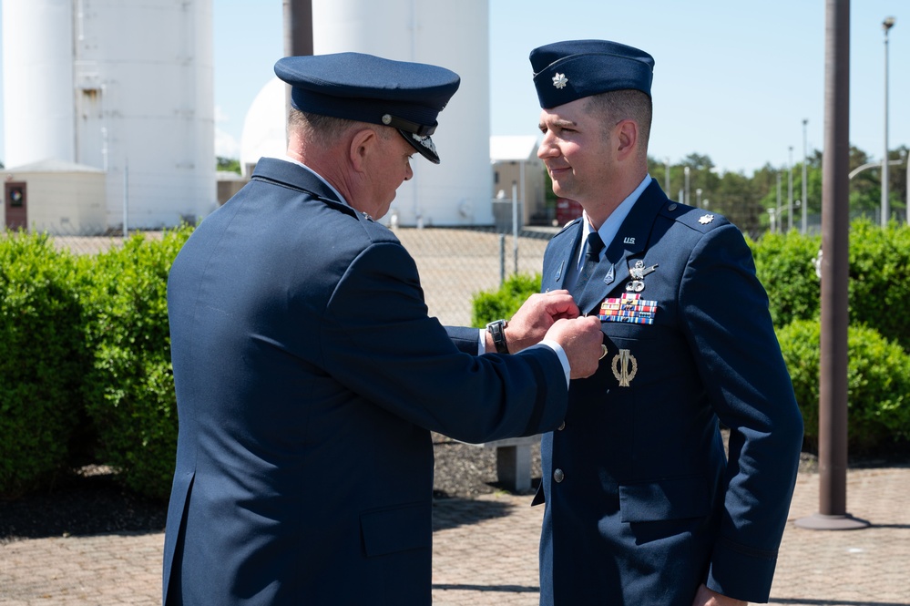 6th Space Warning Squadron conducts change of command ceremony