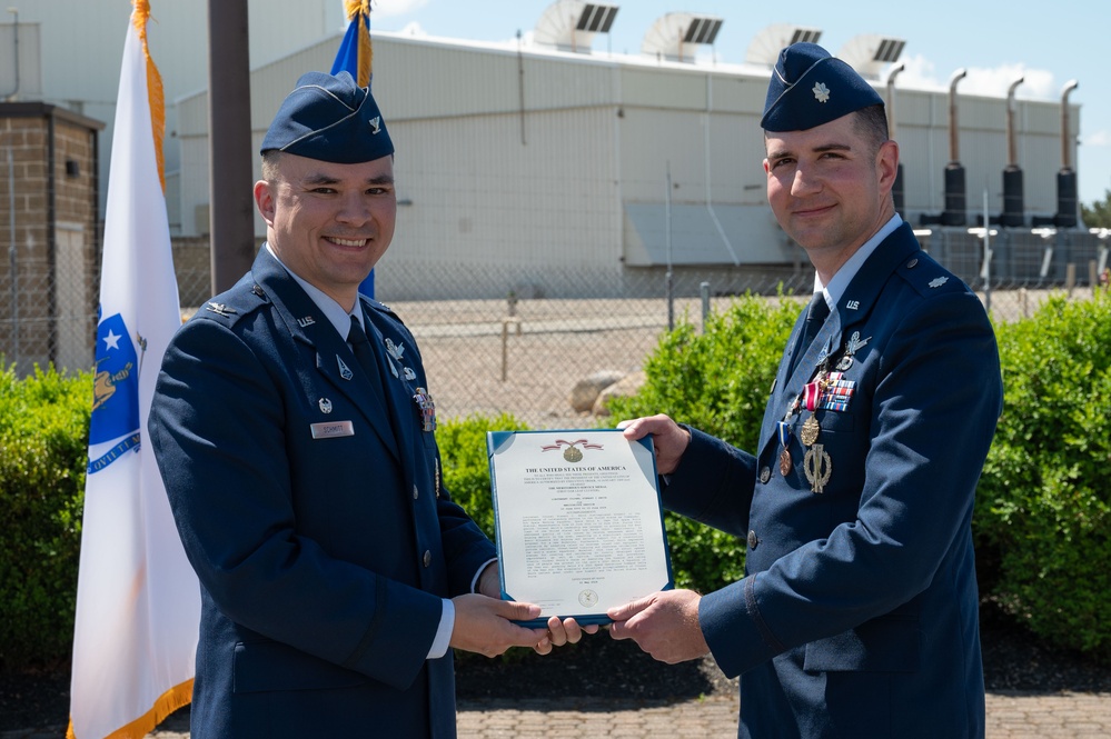 6th Space Warning Squadron conducts change of command ceremony