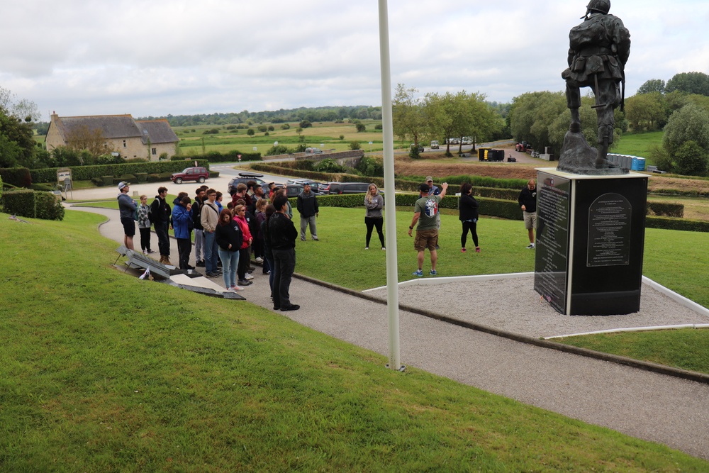 Wiesbaden High School JROTC Cadets Commemorate 80th Anniversary of D-Day in Normandy