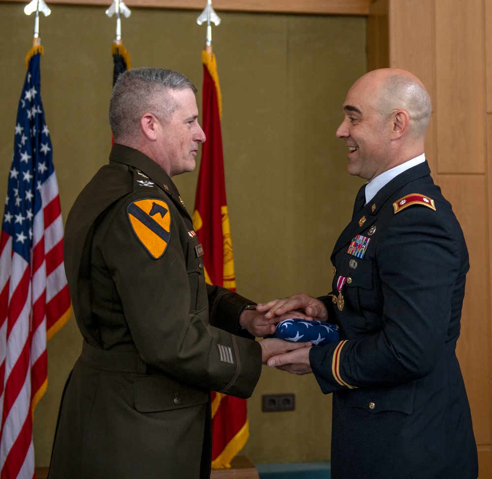 Lt. Col. Joseph M. Borovicka Retirement Ceremony