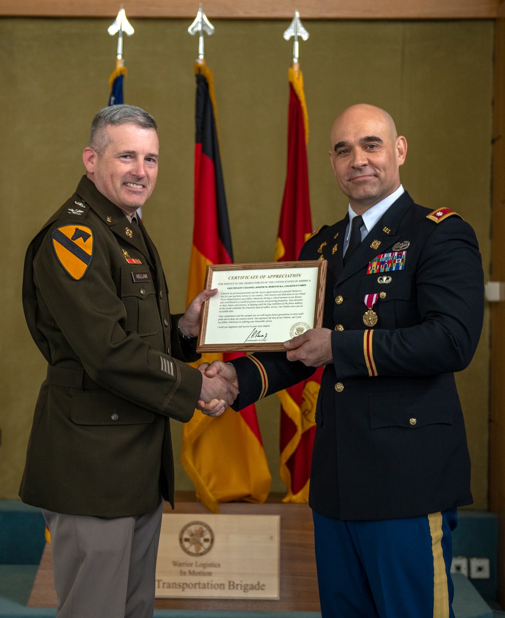 Lt. Col. Joseph M. Borovicka Retirement Ceremony