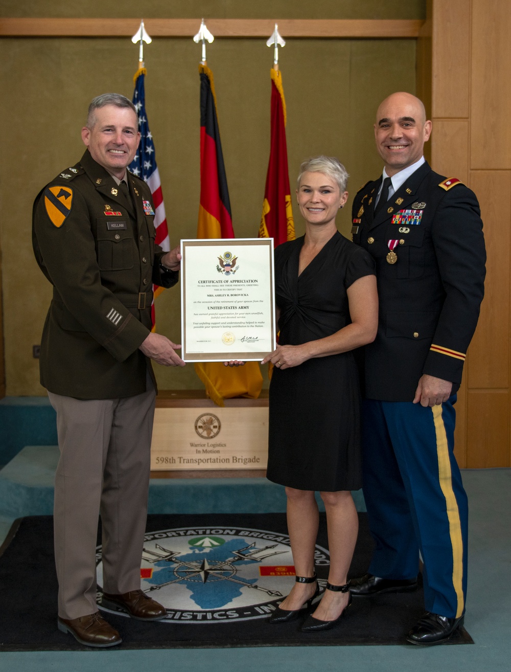 Lt. Col. Joseph M. Borovicka Retirement Ceremony