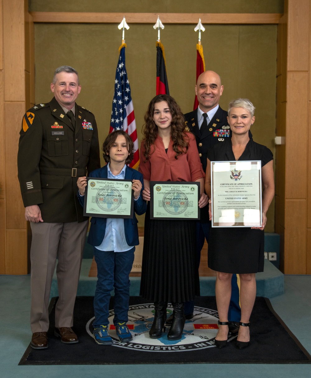 Lt. Col. Joseph M. Borovicka Retirement Ceremony