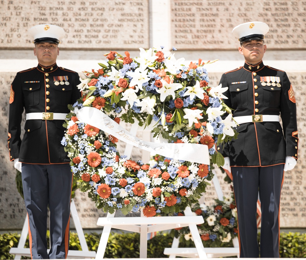 Commandant, Gen. Smith, speaks at Florence Memorial Day Ceremony