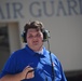 Jacob Howard watches routine aircraft maintenance