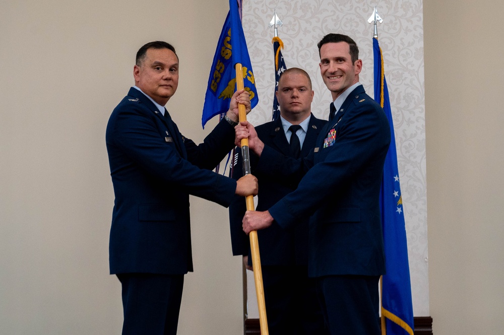 435th Supply Chain Operations Squadron Change of Command