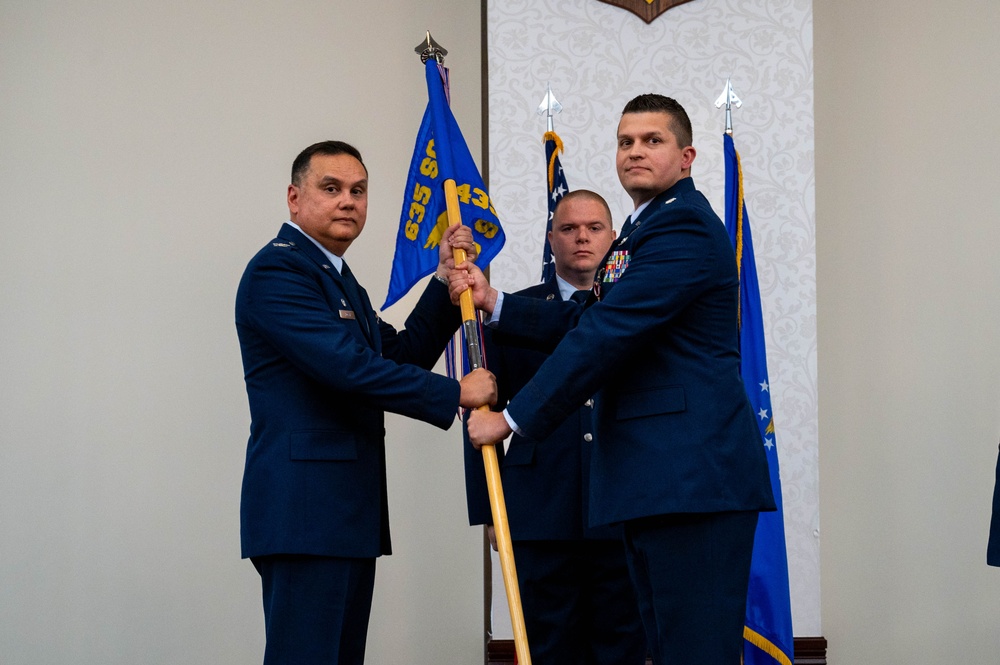 435th Supply Chain Operations Squadron Change of Command