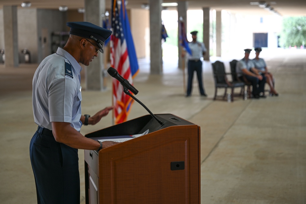 320th Training Squadron Change of Command Ceremony