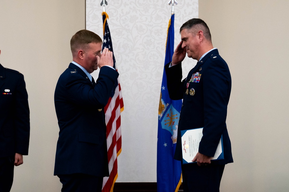 375th Comptroller Squadron Change of Command