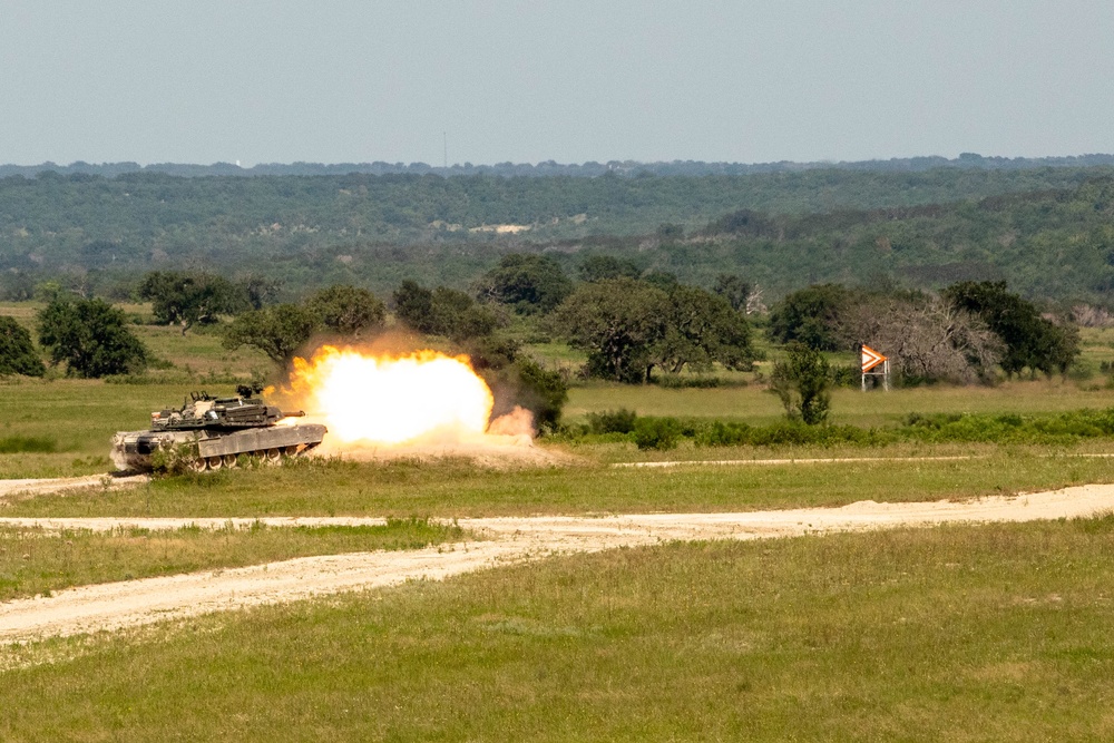 278th ACR M-1 Abrams Tank Qualification at Fort Cavazos, Texas