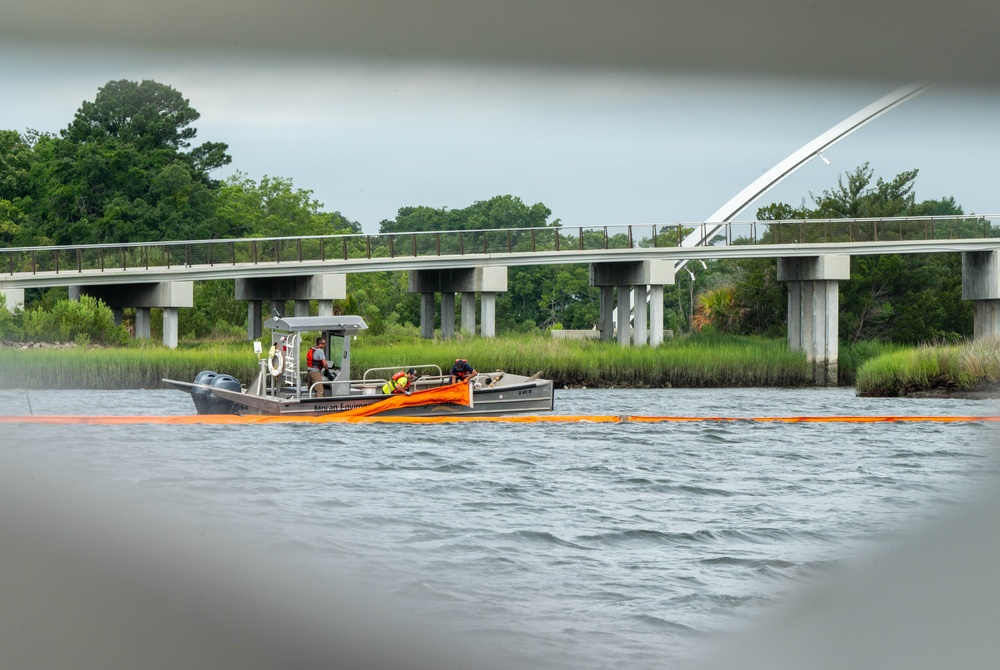 Coast Guard Conducts Oil Spill Response Exercise