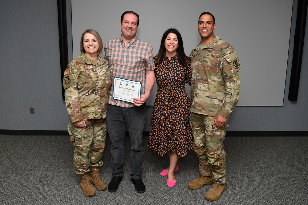 Leadership recognition for support to military-connected BHS students