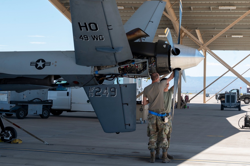 AMXS Airmen maintain Holloman’s MQ-9 Reapers