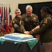 Army Birthday cake cutting