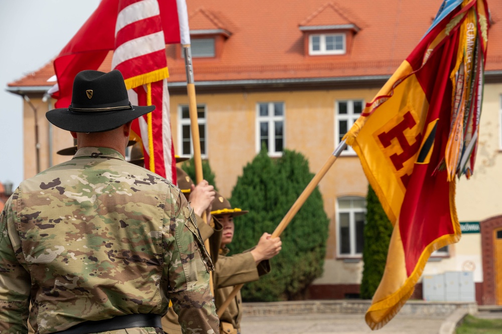 1st Cavalry Division, HHBN Change of Command ceremony in Bolewslawiec, Poland