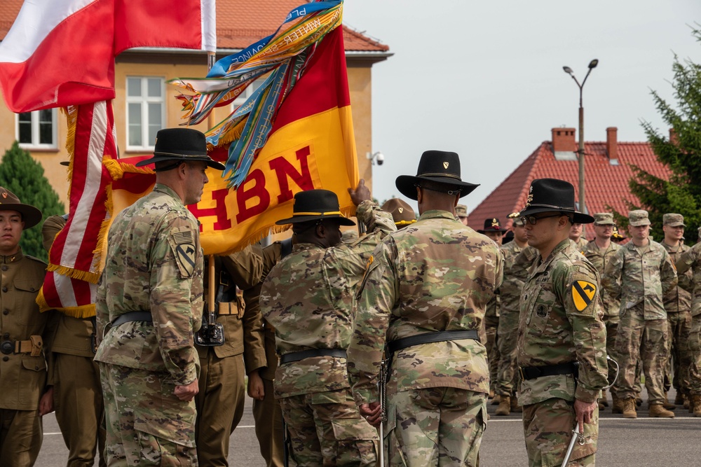 1st Cavalry Division, HHBN Change of Command ceremony in Bolewslawiec, Poland