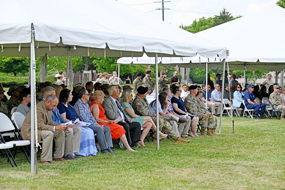 Joint Base McGuire-Dix-Lakehurst Change of Command on 13 JUNE 2024.