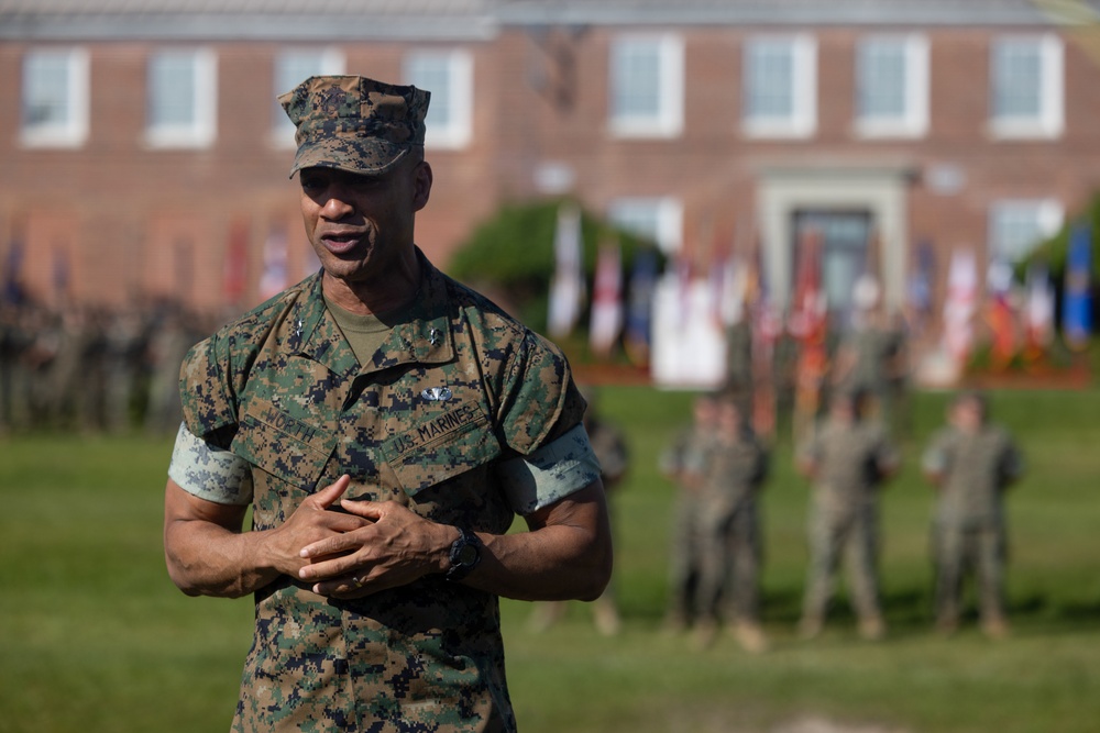 6th Marine Regiment, 2d Marine Division Change of Command 2024