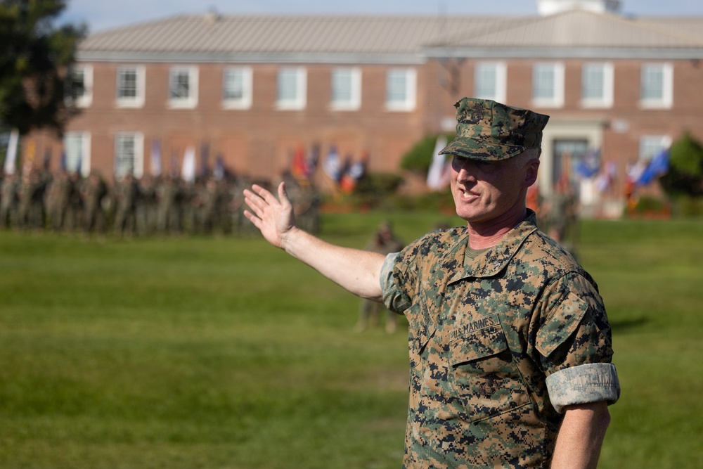 6th Marine Regiment, 2d Marine Division Change of Command 2024