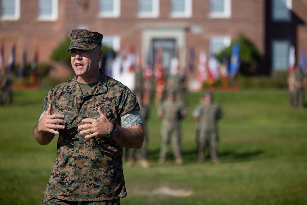 6th Marine Regiment, 2d Marine Division Change of Command 2024