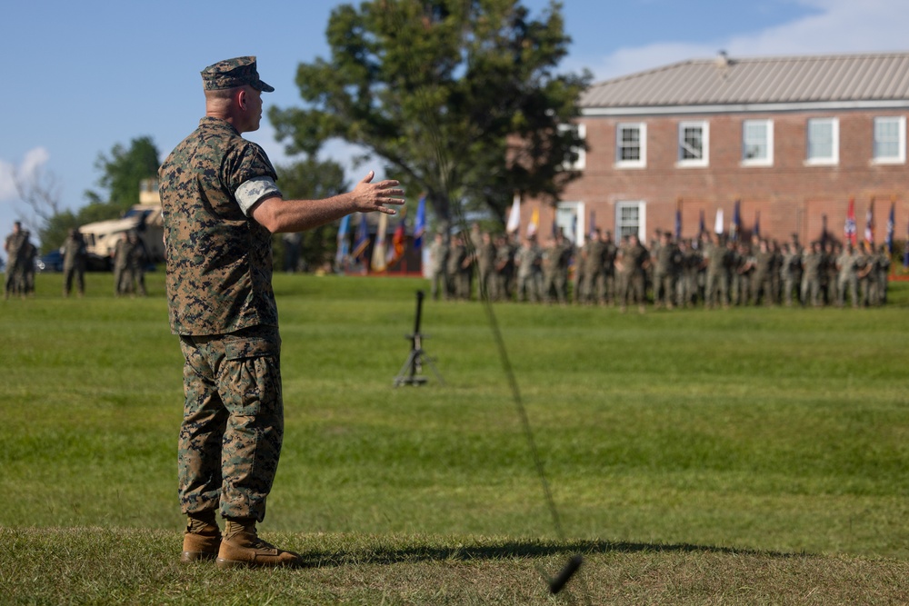 6th Marine Regiment, 2d Marine Division Change of Command 2024