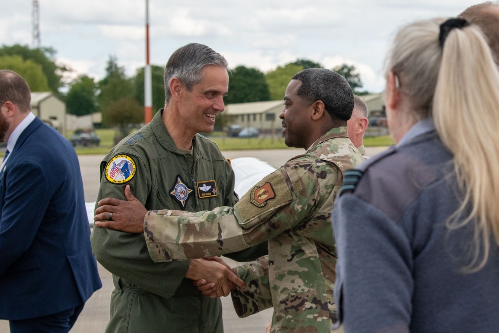 501st Combat Support Wing hosts EUCOM leadership visit to RAF Fairford and BTF 24-3