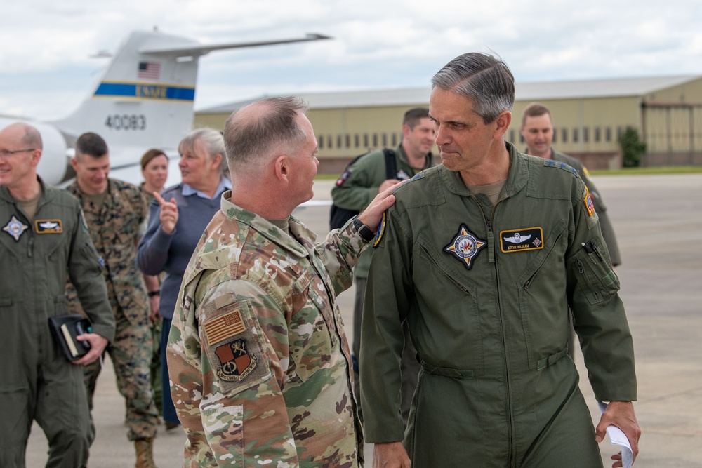 501st Combat Support Wing hosts EUCOM leadership visit to RAF Fairford and BTF 24-3