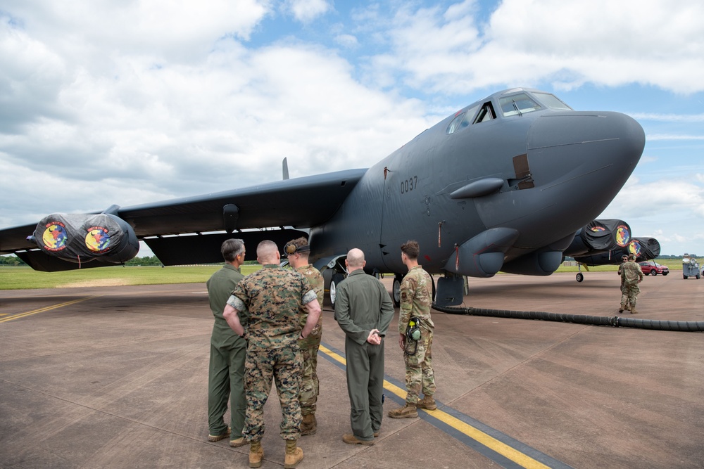 501st Combat Support Wing hosts EUCOM leadership visit to RAF Fairford and BTF 24-3