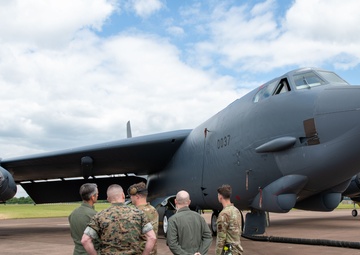 501st Combat Support Wing hosts EUCOM leadership visit to RAF Fairford and BTF 24-3