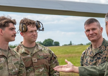 501st Combat Support Wing hosts EUCOM leadership visit to RAF Fairford and BTF 24-3