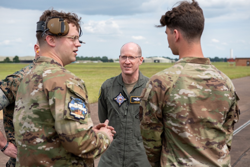 501st Combat Support Wing hosts EUCOM leadership visit to RAF Fairford and BTF 24-3