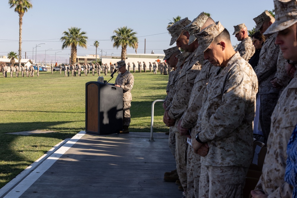 2/7 conducts change of command ceremony