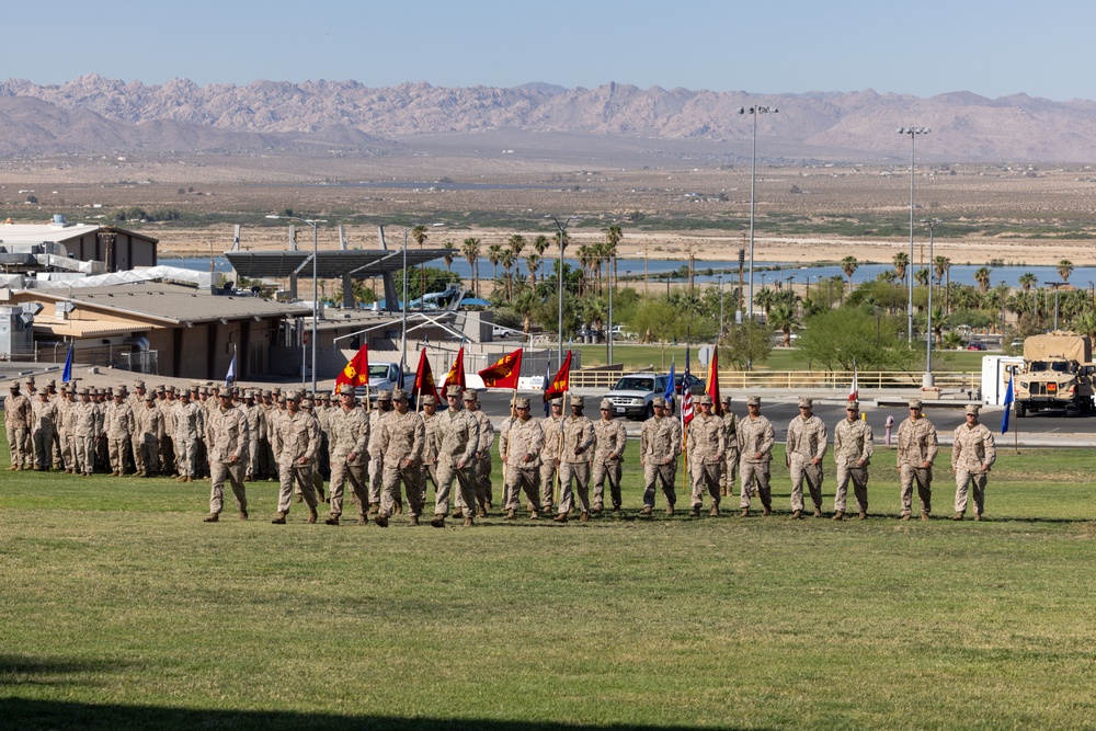 2/7 conducts change of command ceremony